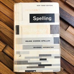 Dictionary 1967 | Spelling Book Vintage Dougherty